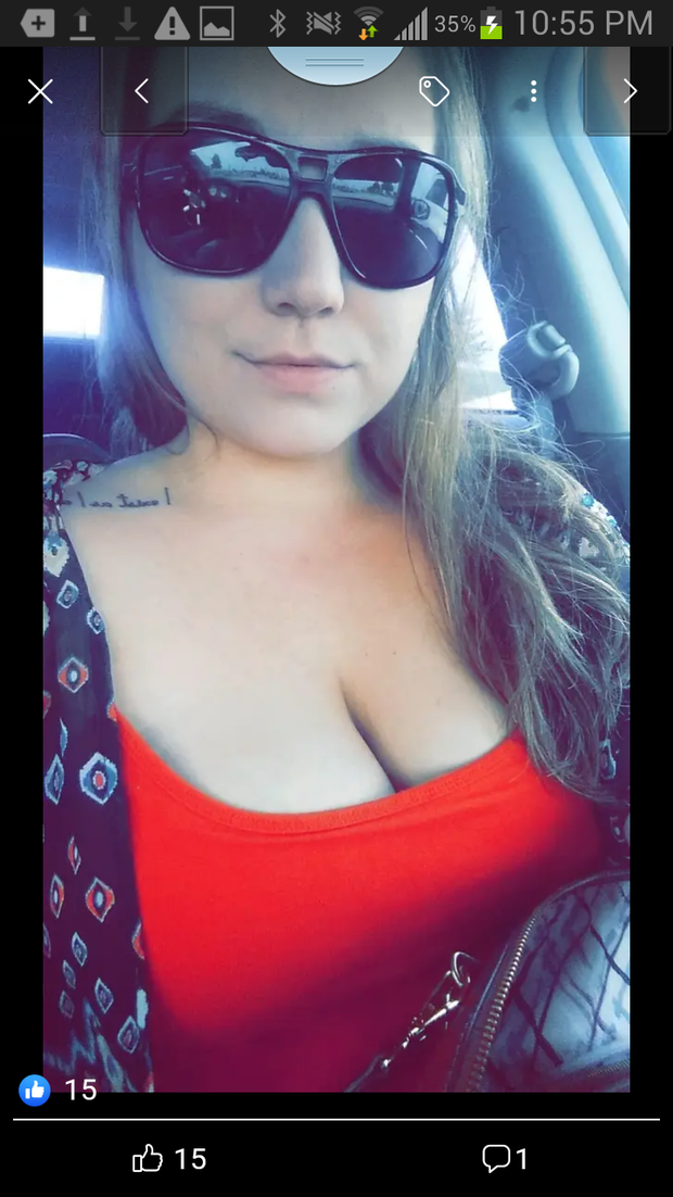 My cleavage