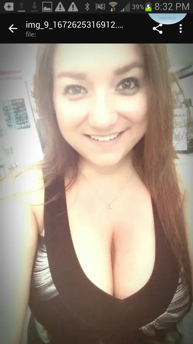 My cleavage
