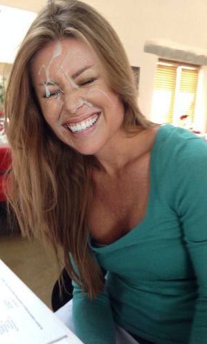 Mom asked to see me jerk off, hot but suddenly blew huge load all over her face