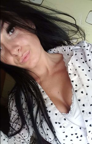 Sonia sucked my cock with cum on her big tits