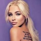 Blonde who loves black