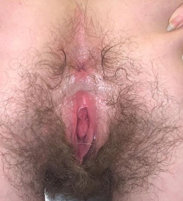 Pink hairy pussy