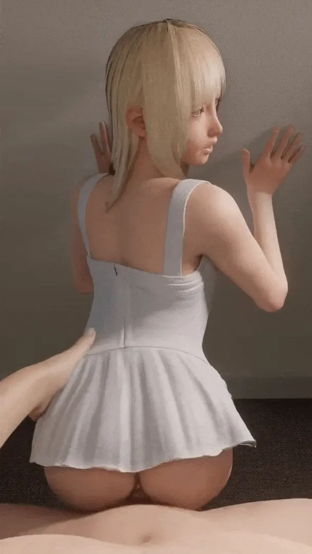 Luna freya in a tight skirt