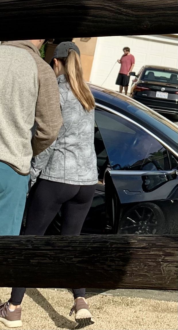 Fine asses out and about
