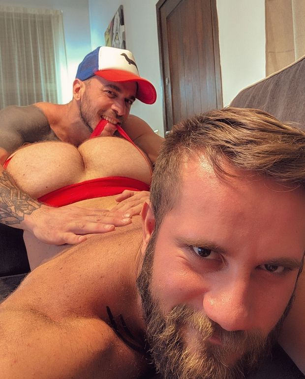 Lichu Grosso (Grosso xl) and Bruno thebeardx
