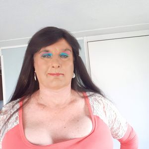 a transsexual who loves to be a slut