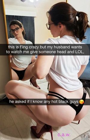 I need my wife to send men pics like this