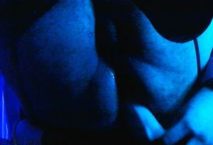 Shemale ass get pounded by big dildo so deep