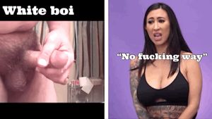 Give in to Black cock white boi. Bbc comparison