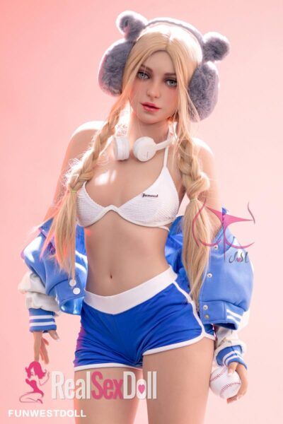 159cm/5ft2 A-cup Tennis Sports Skinny Sex Doll Eudora