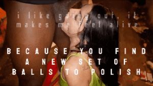 You often get into arguments with your bf about your lifestyle, little does he know you polish a new set of dick and balls every night