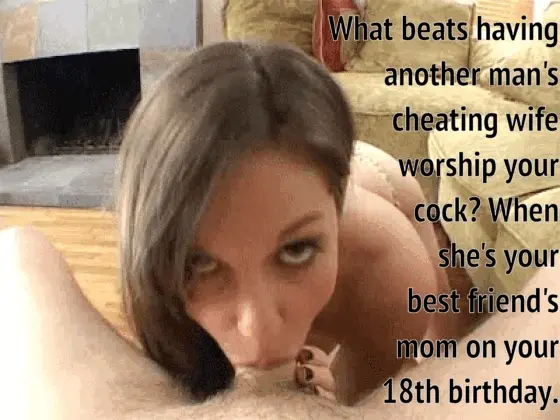 Getting birthday head from my best friend's hot married mom