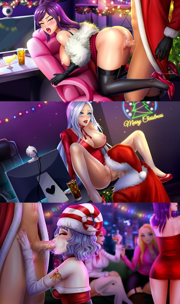 Event: "Office Christmas Party" (Alexis, Mrs. Claus & Renée)