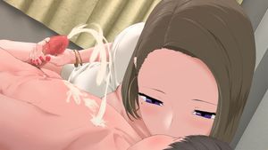 Cartoon femdom handjob with kissing - Group: Keikouon