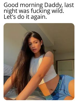 Sam wakes up with Daddy