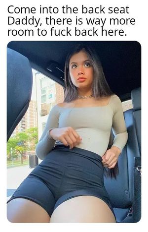 Sam wants Daddy in the back