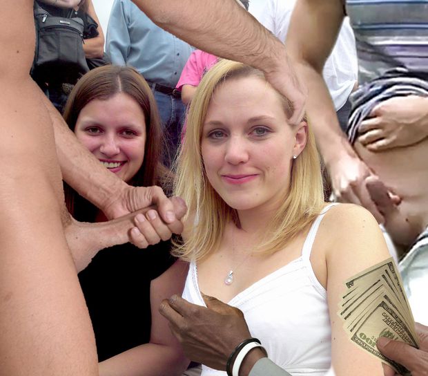 Carrie Earning Money In The Park