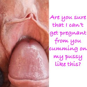 Cumming on her unprotected pussy
