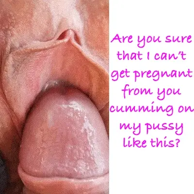 Cumming on her unprotected pussy