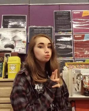 Sexy lil Lou duck face wishing for some dick