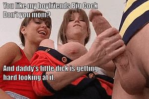 Your daughter shares her huge dick boyfriend with your wife as you watch