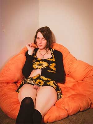 Come join me on my bean bag and play with me second bag hidden between my legs - Elkhart, Indiana