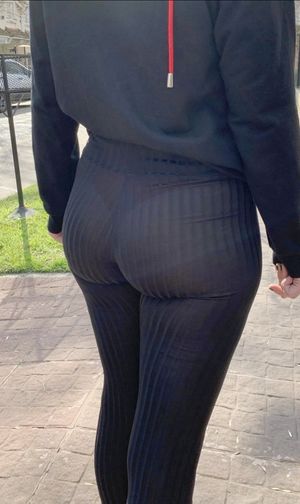 PAWG in see through leggings