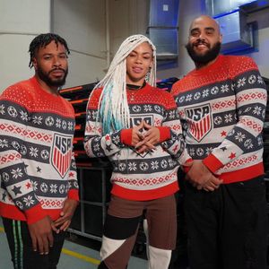 WWE B-Fab with Hit Row pic