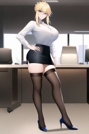 Big tits in hold ups