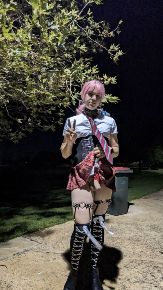 Public sissy slave
