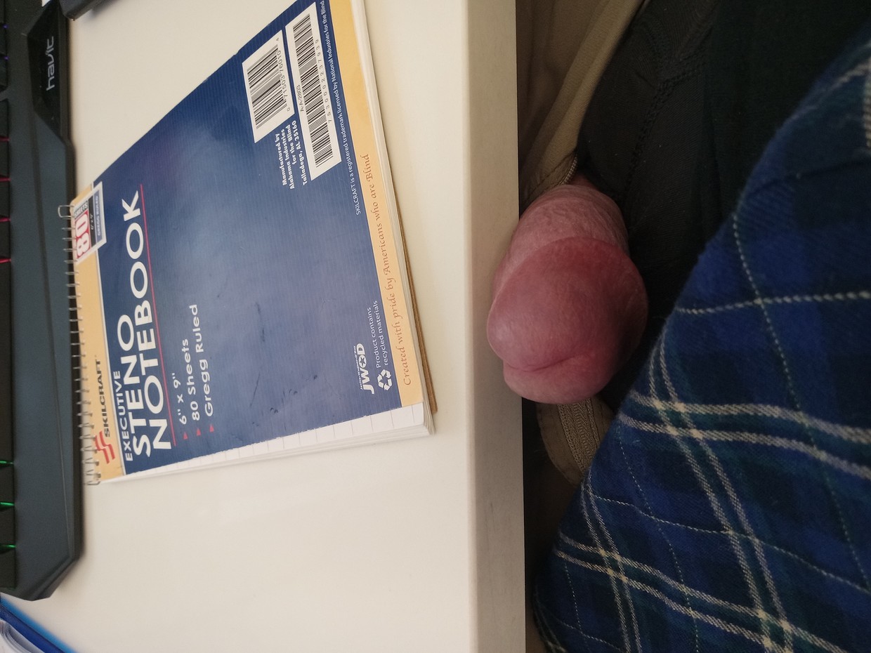 Rubbing on the desk