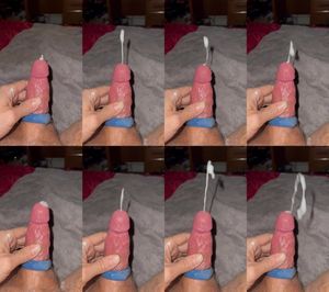 Vibrating cockring makes me cum