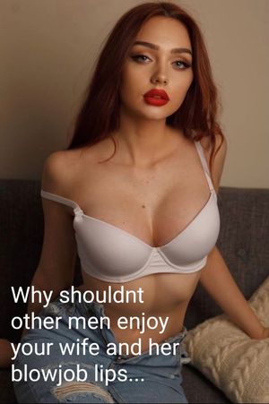 Of course..there is another set of lips that love sucking cock too!