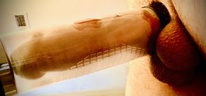 Your wife's bull fills his pump