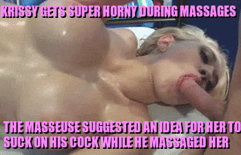 She was too into the "massage" and didn't realize she was just getting groped all over and giving a blowjob