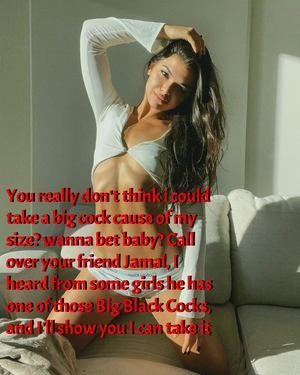 she took that thing alright... And she'll continue taking it... Right... In...Front...Of...You...