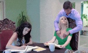 guy groping two hot babes