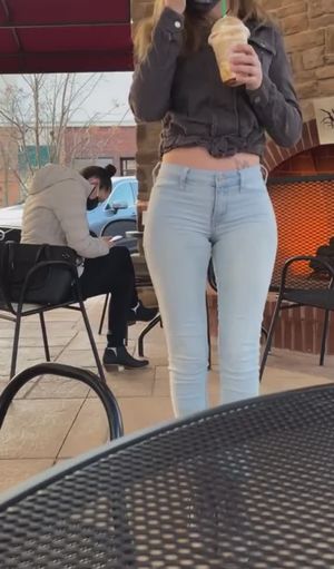 Public Piss-Walk in the Coffee Shop