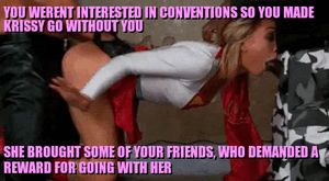 They had their way with her a bunch before, during, and after the convention. They told you it was the best convention of their life.