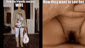 how my friends see my wife