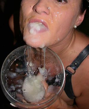 Asian wife drinking Raksxens Cum