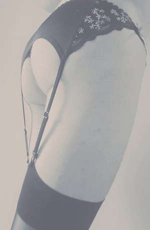 Garter belt and stockings
