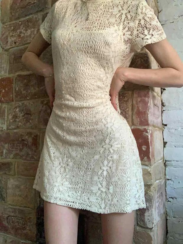 See-through dress