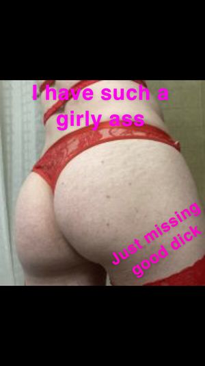 Sexy sissy ass for taking