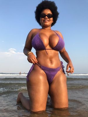 Jessica Mkhize soaking up the sun