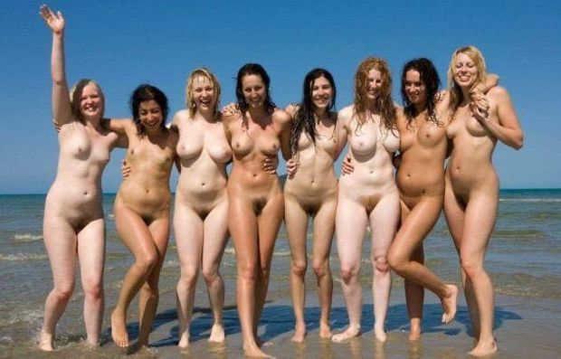 Nude beach friends