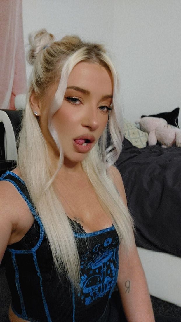 Sexy blonde hair blue eyes petite