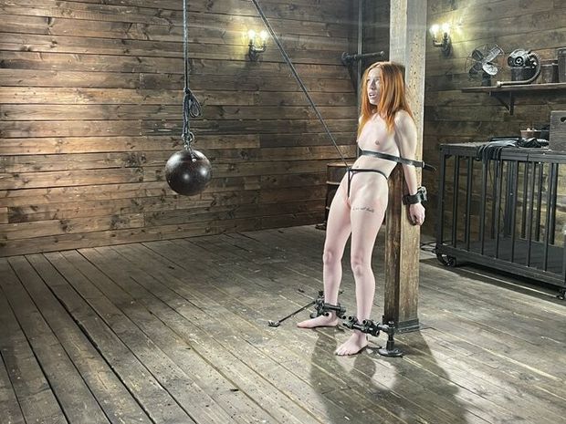 Bound redhead