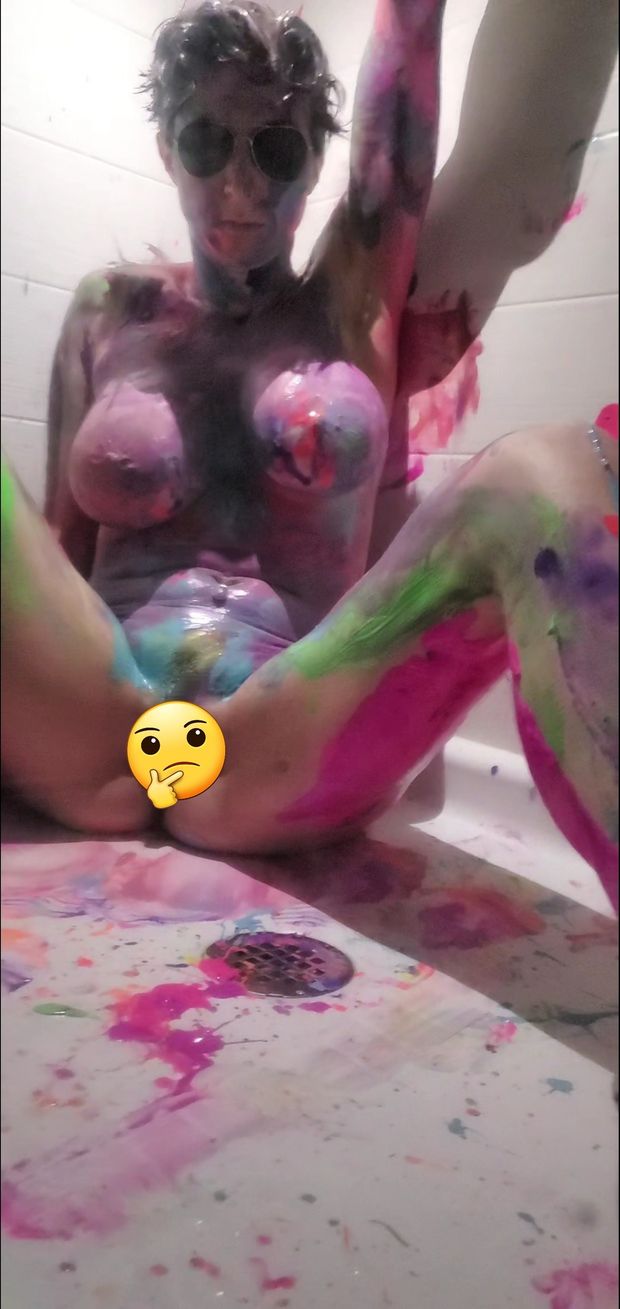 Hot wife painted