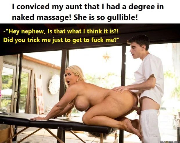 Aunt tricked